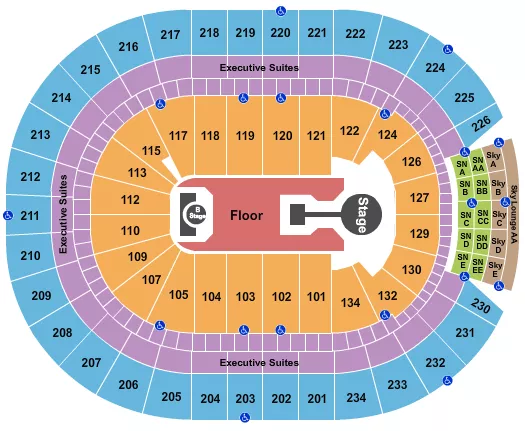 seating chart for Rogers Place - Childish Gambino - eventticketscenter.com