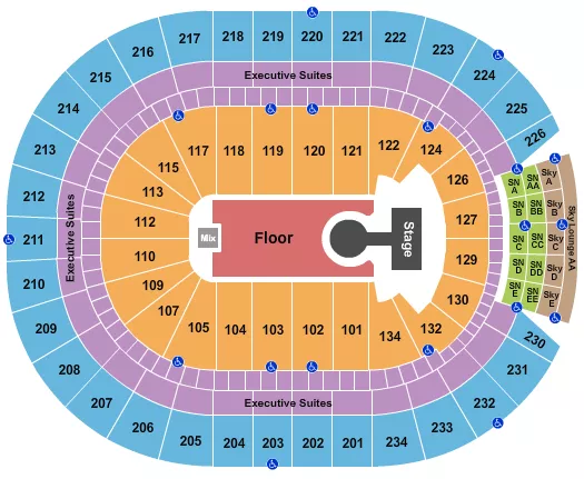 seating chart for Rogers Place - Diljit Dosanjh - eventticketscenter.com
