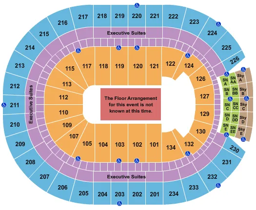 seating chart for Rogers Place - Generic Floor - eventticketscenter.com