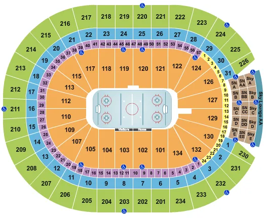 seating chart for Rogers Place - Hockey 2 - eventticketscenter.com