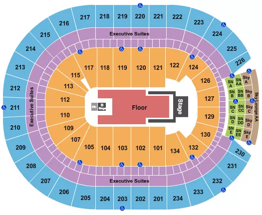 seating chart for Rogers Place - Jelly Roll - eventticketscenter.com