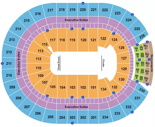 seating chart for Rogers Place - Rodeo - eventticketscenter.com