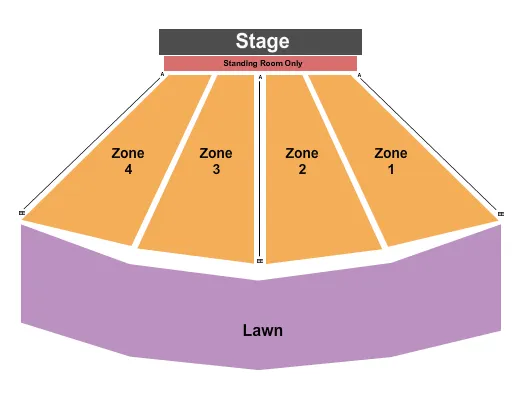 seating chart for The Obsidian Spirits Amphitheater - Endstage GA - eventticketscenter.com