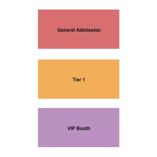 seating chart for Roof Garden Ballroom at Arnolds Park Amusement Park - GA/VIP/Tier - eventticketscenter.com
