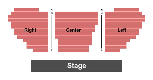 seating chart for Rosen Theater - End Stage - eventticketscenter.com