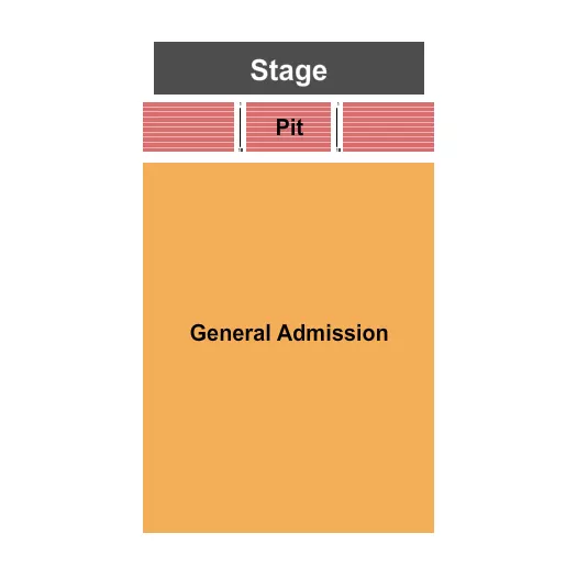 seating chart for Round Rock Amphitheater - Reserved Pit/GA - eventticketscenter.com