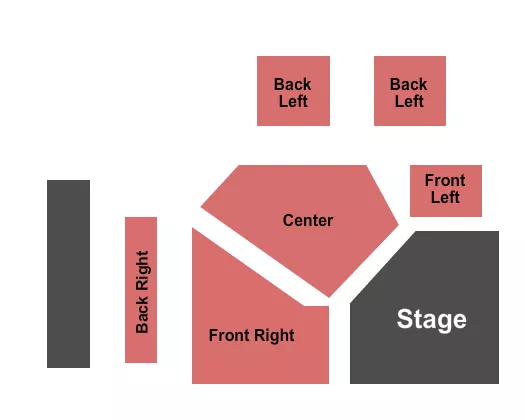 seating chart for Roxy Theatre - CA - End Stage - eventticketscenter.com