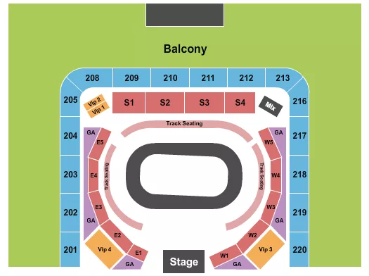 seating chart for Roy Wilkins Auditorium At Rivercentre - Roller Derby - eventticketscenter.com
