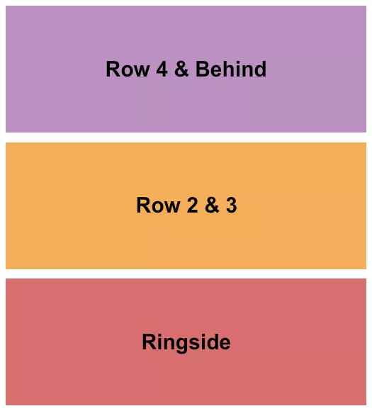 seating chart for Royal Palace - Ringside / Rows - eventticketscenter.com