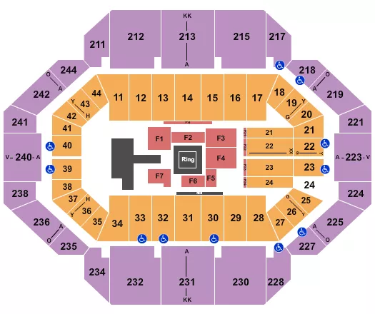 seating chart for Rupp Arena At Central Bank Center - AEW - eventticketscenter.com