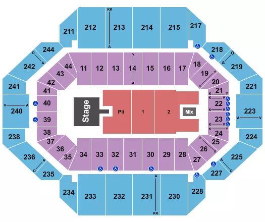 seating chart for Rupp Arena At Central Bank Center - Cody Johnson - eventticketscenter.com