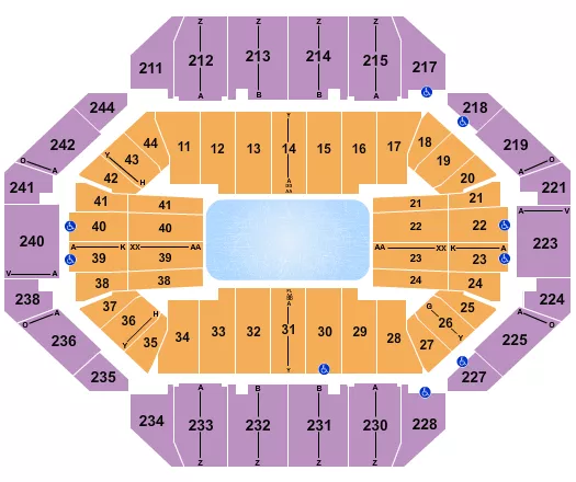 seating chart for Rupp Arena At Central Bank Center - Disney On Ice 2024 - eventticketscenter.com