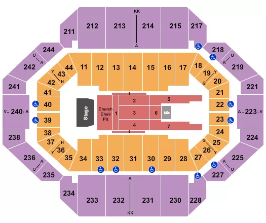 seating chart for Rupp Arena At Central Bank Center - Eric Church - eventticketscenter.com