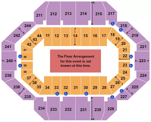 seating chart for Rupp Arena At Central Bank Center - Generic Floor - eventticketscenter.com