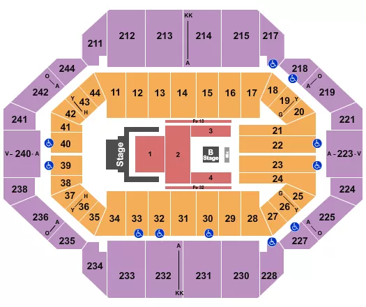 seating chart for Rupp Arena At Central Bank Center - Jelly Roll 2 - eventticketscenter.com