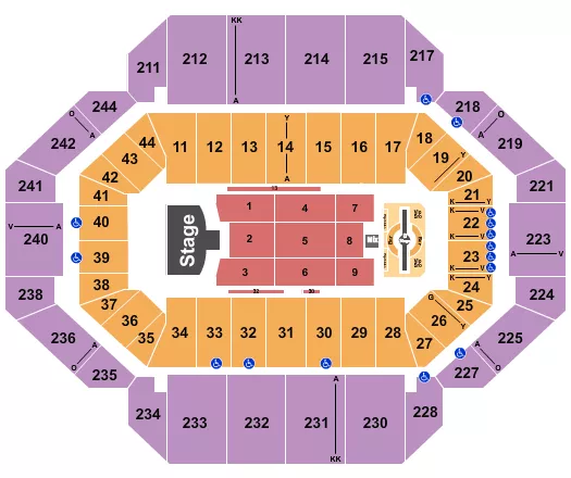 seating chart for Rupp Arena At Central Bank Center - Justin Timberlake - eventticketscenter.com