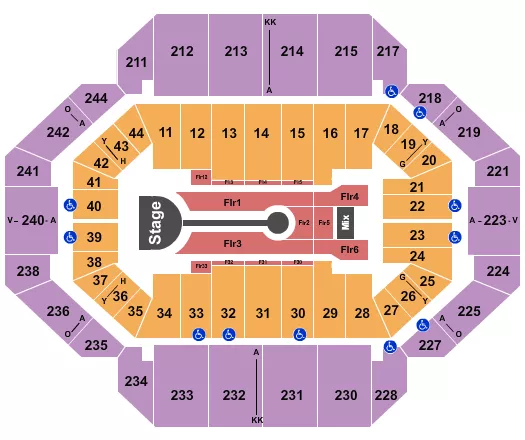 seating chart for Rupp Arena At Central Bank Center - Lauren Daigle - eventticketscenter.com