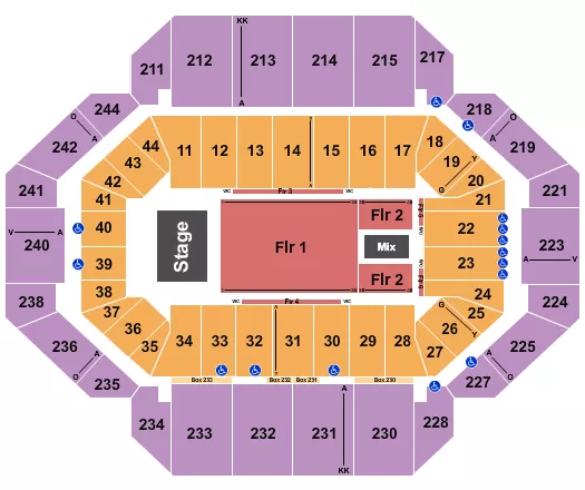 seating chart for Rupp Arena At Central Bank Center - Lil Wayne - eventticketscenter.com