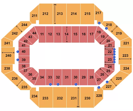 seating chart for Rupp Arena At Central Bank Center - Monster Jam 2 - eventticketscenter.com