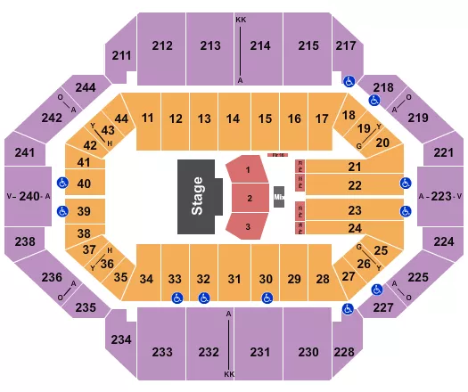 seating chart for Rupp Arena At Central Bank Center - Paw Patrol - eventticketscenter.com