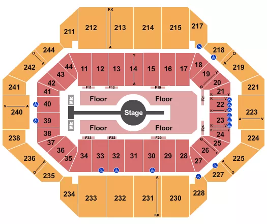 seating chart for Rupp Arena At Central Bank Center - Rod Wave - eventticketscenter.com