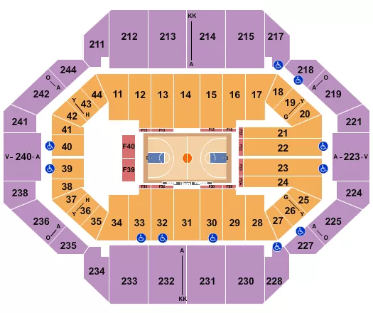 seating chart for Rupp Arena At Central Bank Center - TBT Lexington - eventticketscenter.com