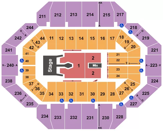 seating chart for Rupp Arena At Central Bank Center - Tim McGraw - eventticketscenter.com