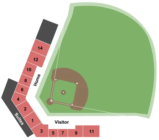 seating chart for Russ Chandler Stadium - Baseball - eventticketscenter.com