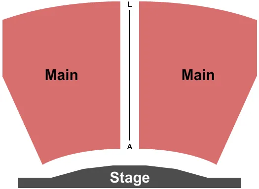 seating chart for CenterStage At Reston Community Center - End Stage - eventticketscenter.com