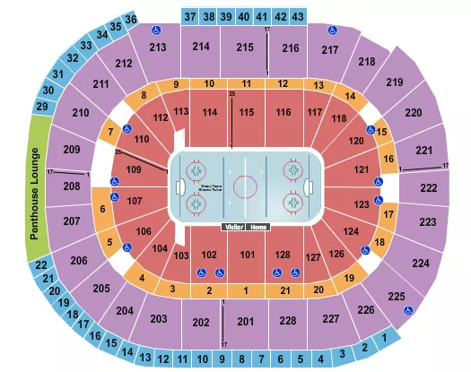 Hockey Seating Map