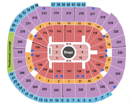 seating chart for SAP Center - Rene Liu - eventticketscenter.com