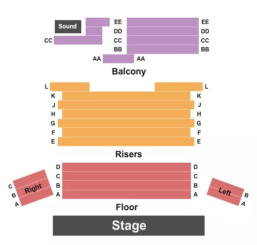 seating chart for SLOC Musical Theater - Endstage - eventticketscenter.com