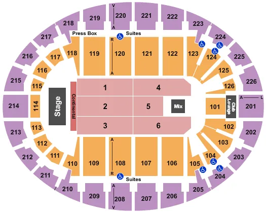 seating chart for SNHU Arena - Jeff Dunham 2 - eventticketscenter.com