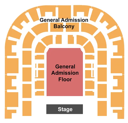 seating chart for Sacramento Memorial Auditorium - GA Floor GA Balc - eventticketscenter.com