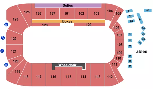 seating chart for Sadlon Arena - Monster Truck - eventticketscenter.com