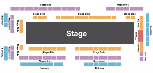 seating chart for Sage Theatre - DC - Drunk Shakespeare - eventticketscenter.com