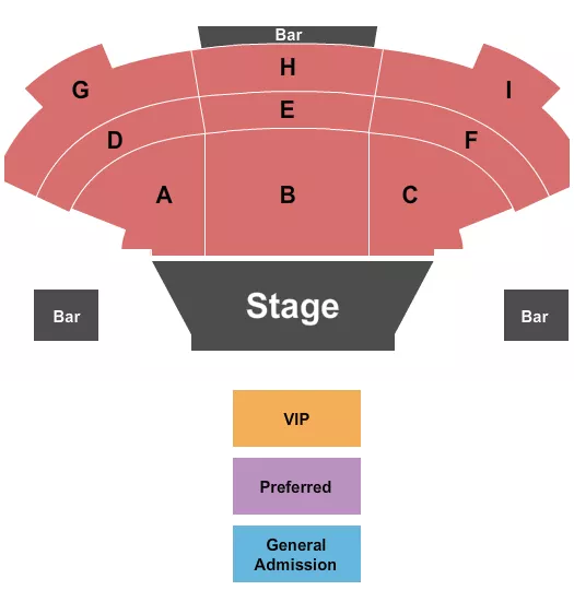 seating chart for Sahara Theater - Sahara Hotel & Casino - Endstage 3 - eventticketscenter.com