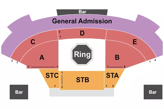 seating chart for Sahara Theater At Sahara Hotel & Casino - MMA - eventticketscenter.com