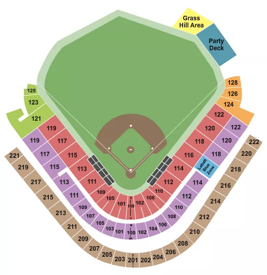 seating chart for Sahlen Field - Baseball - eventticketscenter.com
