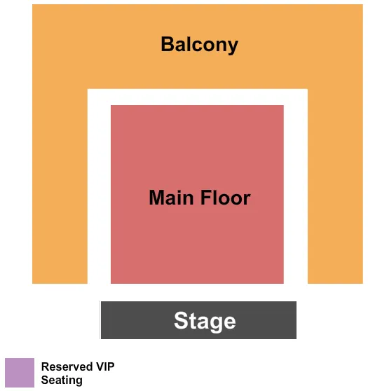 seating chart for Saint Andrews Hall - Detroit - Endstage 2 - eventticketscenter.com