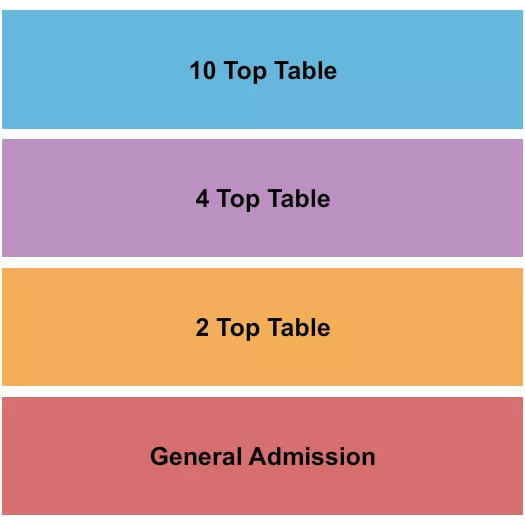 seating chart for Saint Rocke - GA/Table - eventticketscenter.com