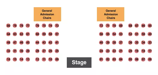 seating chart for Salem Civic Center - Backyard - eventticketscenter.com