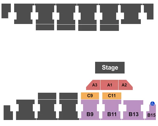 seating chart for Salem Civic Center - Theatre - eventticketscenter.com