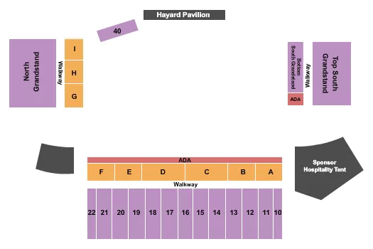 seating chart for Salinas Sports Complex - Rodeo 2 - eventticketscenter.com