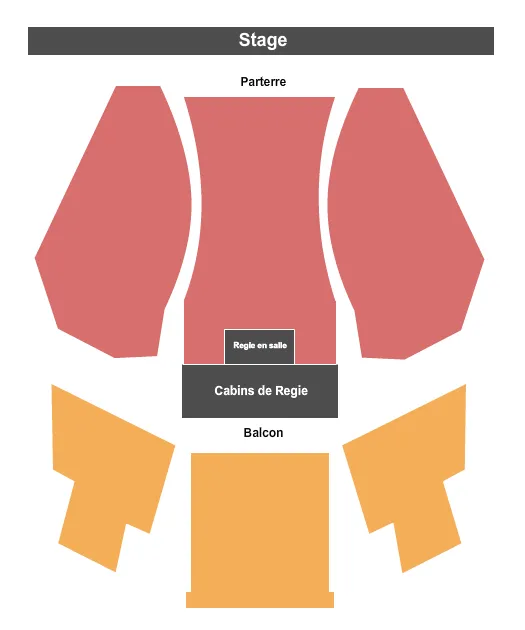 seating chart for Salle Odyssee - Half Moon Run - eventticketscenter.com