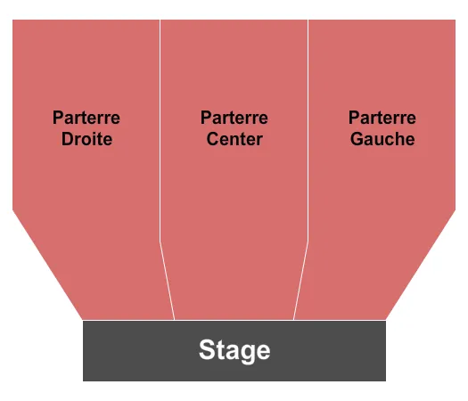 seating chart for Salle Richard-Sauvageau - End Stage - eventticketscenter.com
