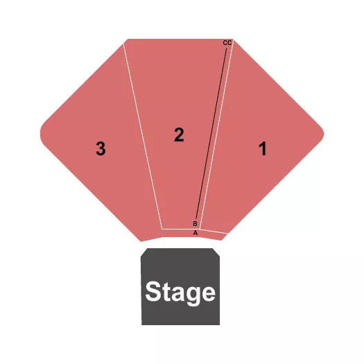 seating chart for Sam's Town Live! - Endstage-2 - eventticketscenter.com