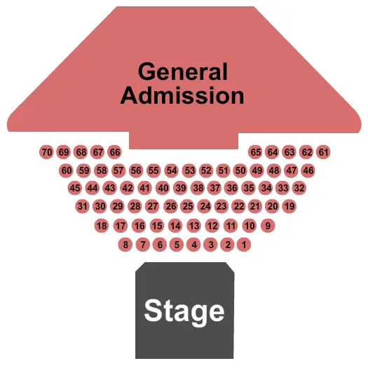 seating chart for Sam's Town Live! - Rhythm Is Gonna Get You - eventticketscenter.com