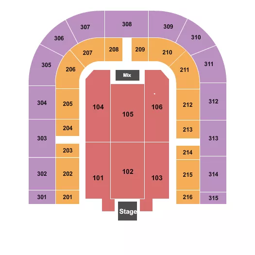 Andrew Schulz Seating Map