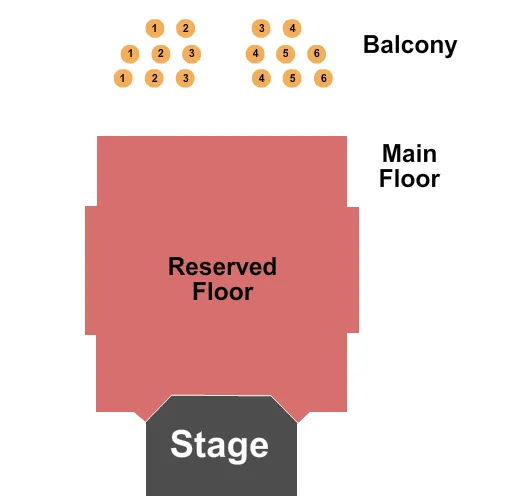 seating chart for Sanctuary Events Center - End Stage - eventticketscenter.com